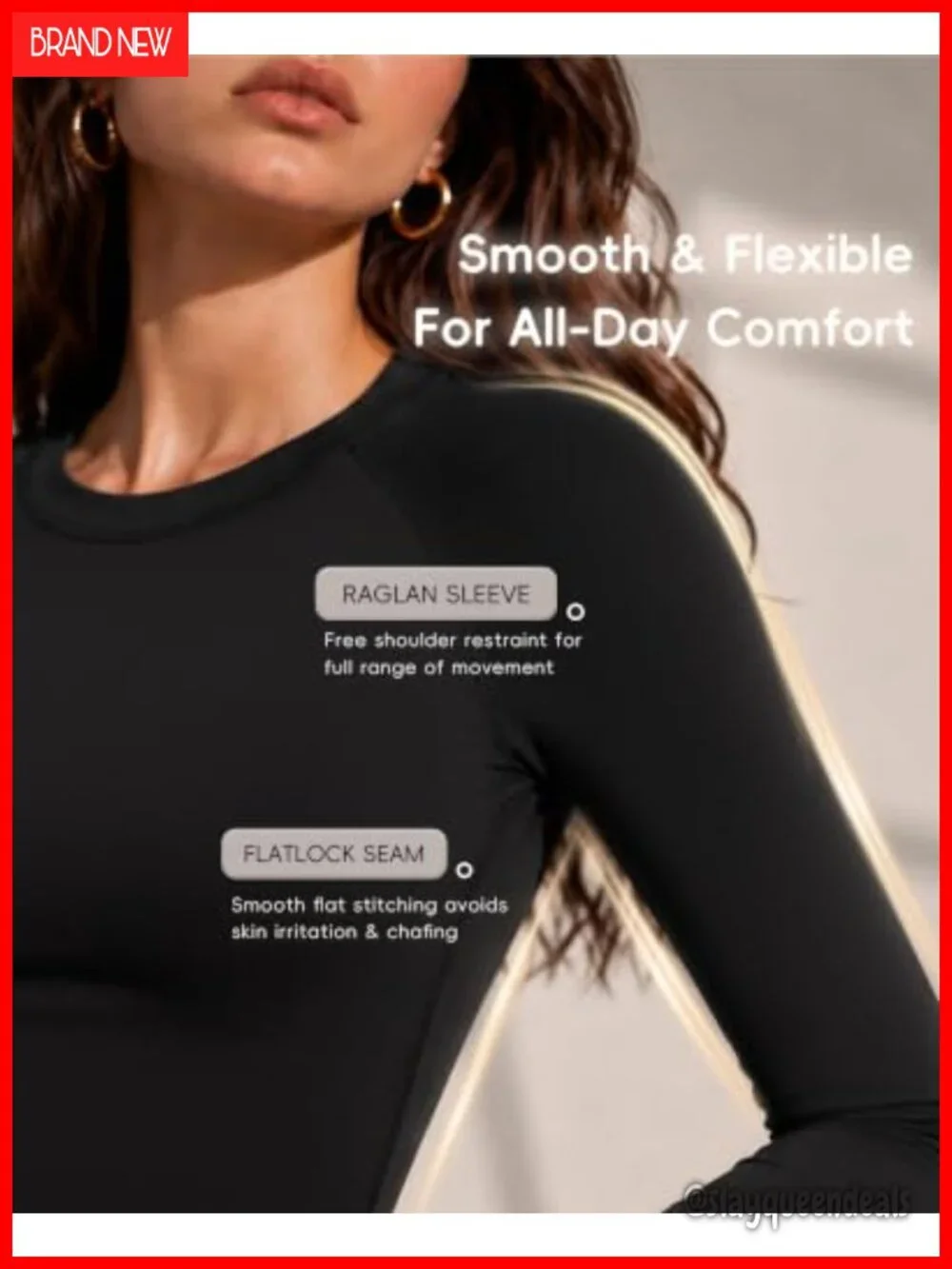 Long Sleeve Workout Top Women Compression Athletic Shirt Underscrub